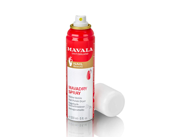Mavala Mavadry Spray Nail Polish Dryer for Touch-Dry Nails | Dries in Seconds | Chip Resistant Formula | Long Lasting | Prevent Flaking | Leaves Brilliant Sheen | 5 Ounce