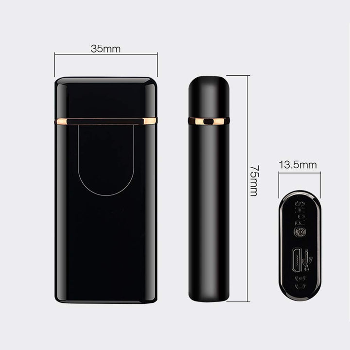 Electric Lighter, USB Rechargeable Double Arc Flameless