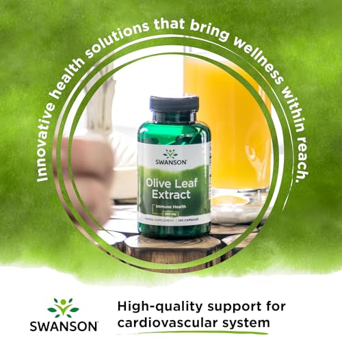 Swanson Olive Leaf Extract Capsules with 20% Oleuropein