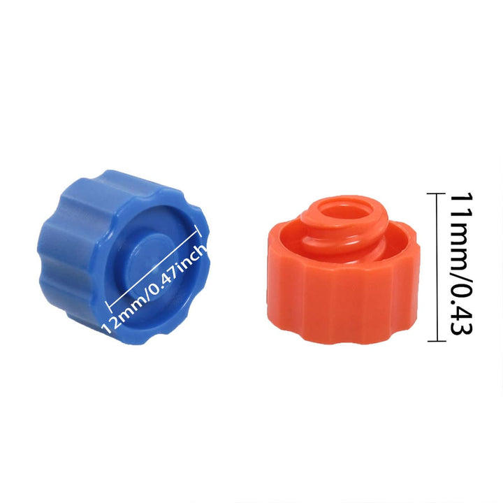 Syringe Tip Cap ITROLLE 100PCS Mixed Color Medicina Ora