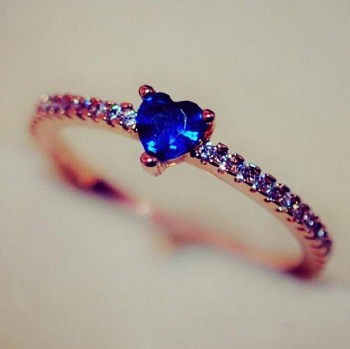 Wenbin Fashion Jewelry 18k Gold Filled Sea Blue Topaz L