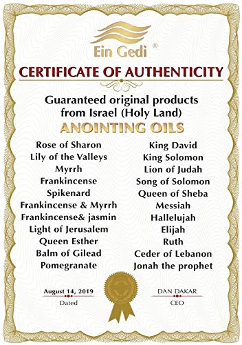 Anointing Oil Light of Jerusalem 0.34oz From Holyland Jerusalem (small)