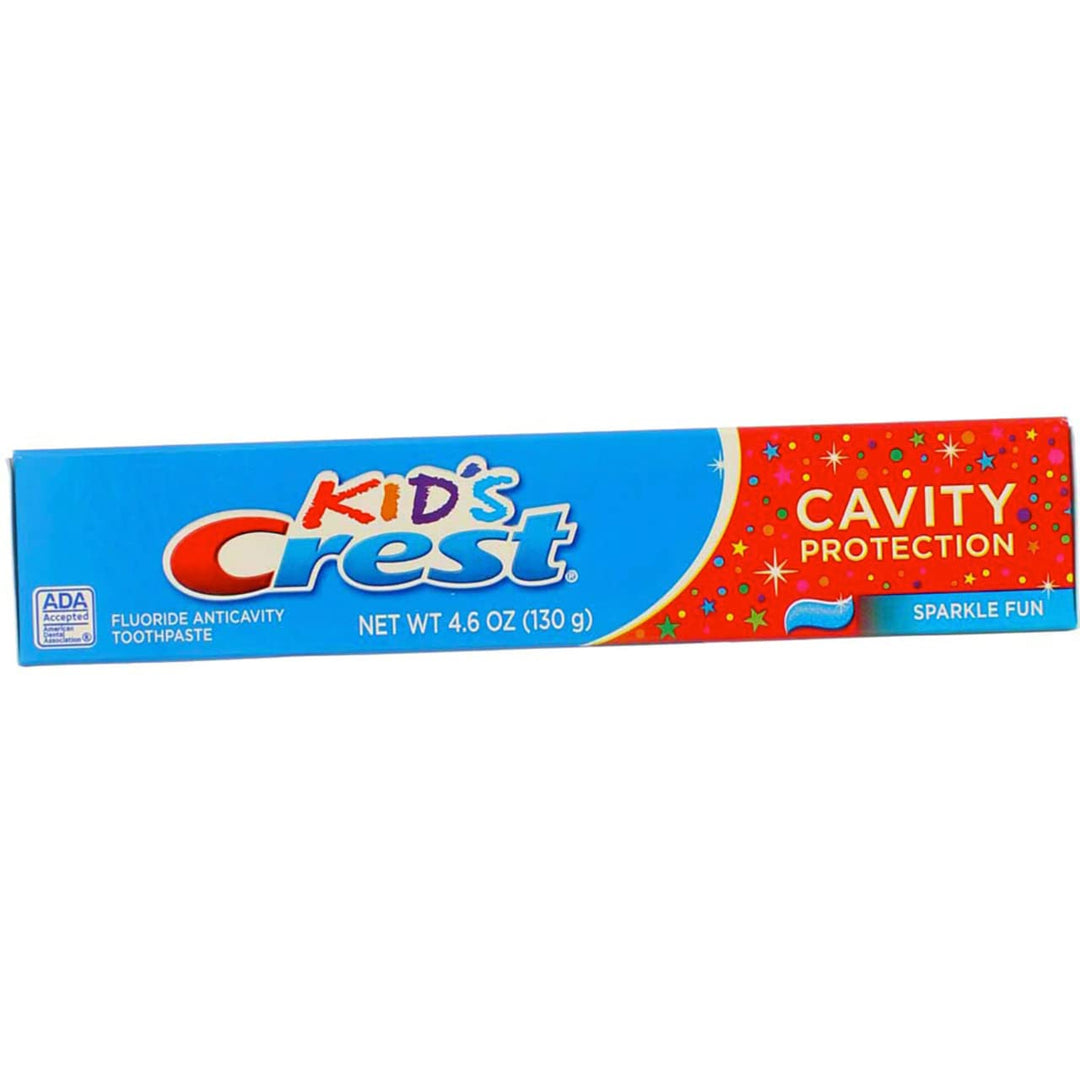 Crest Kids Tube Size Sparkle Fun Cavity Protection Toothpaste, 4.6 Oz