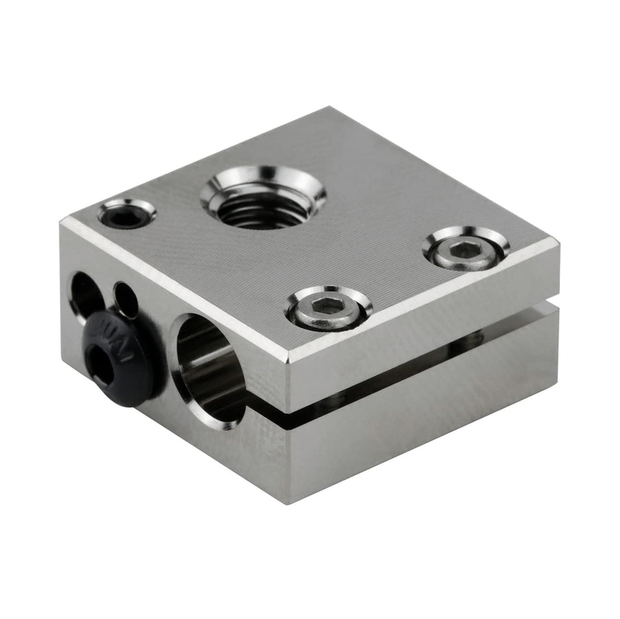 Upgrade High Temperature Nickel Plated Copper Heater Block Compatible with Swiss CR10S PRO CR10 All Metal Hotend Ender 3 V2 Pro Ender5 Plus Parts 3D Printer