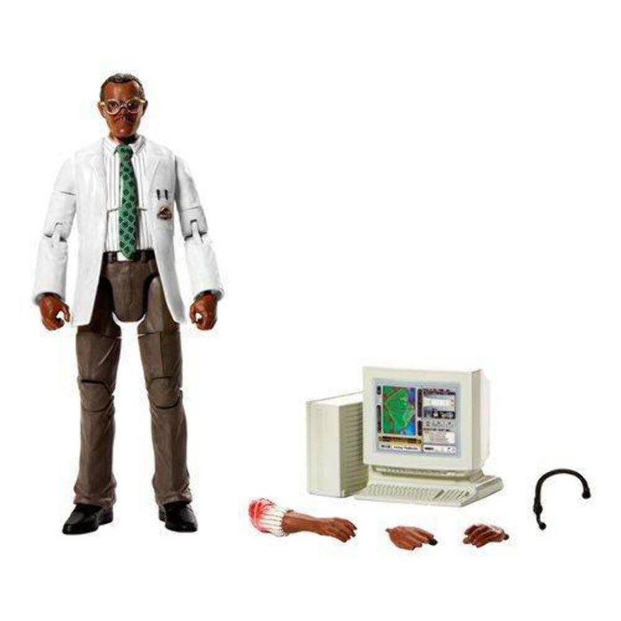 Jurassic World Toys Amber Collection Ray Arnold 6-in Action Figure with Movie-Inspired Removable Arm, Headset, & Computer Piece Accessory, Collectible Gift for 8 Years Old & Up
