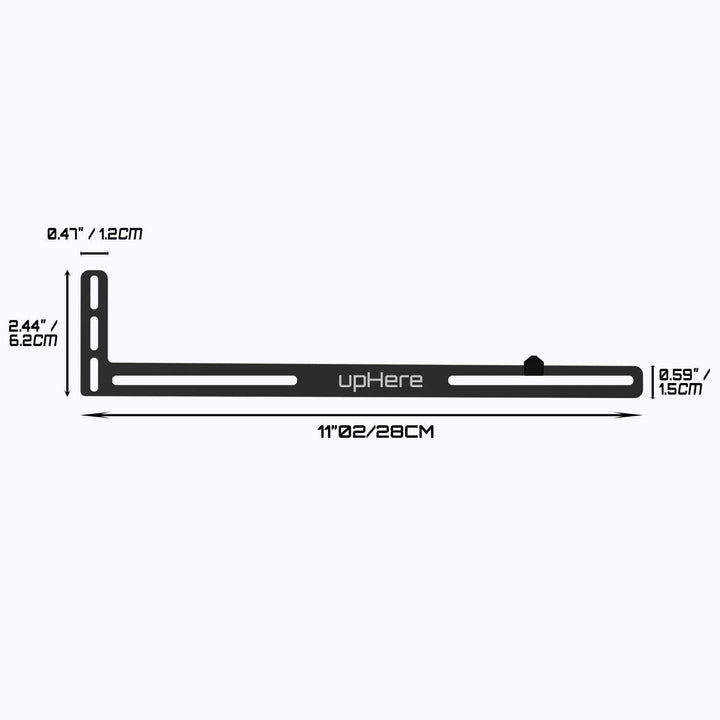 Graphics Card GPU Brace Support Video Card Sag Holder/Holster Bracket, Anodized Aerospace Aluminum, Single or Dual Slot Cards (Black),GL05(not Support 3080 ti)