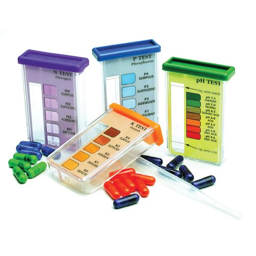 1601 Rapitest Test Kit for Soil pH, Nitrogen, Phosphorous and Potash, 1 Pack