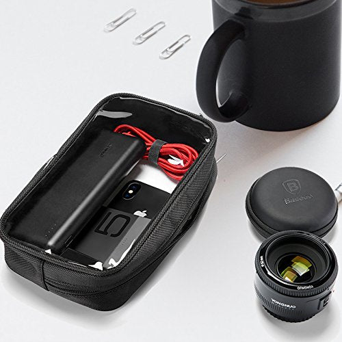 Gadgets Bag Pouch Electronics Accessories Organizer Travel Gear Storage Case Bag for Hard Drive Mouse USB Cables Power Bank Charger Power Adapter Cord Plug
