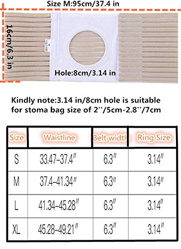 Ostomy Belt Colostomy Belt (Hole 3.14) Medical Stoma Su