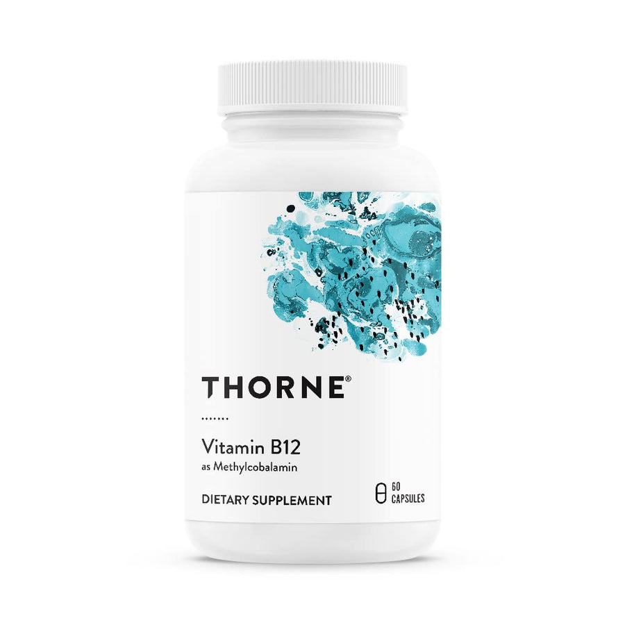 Vitamin B12 - as Methylcobalamin - Supports Heart & Nerve Health, Blood Cell Function, Healthy Sleep & Methylation* - Gluten, Dairy & Soy-Free - 60 Capsules