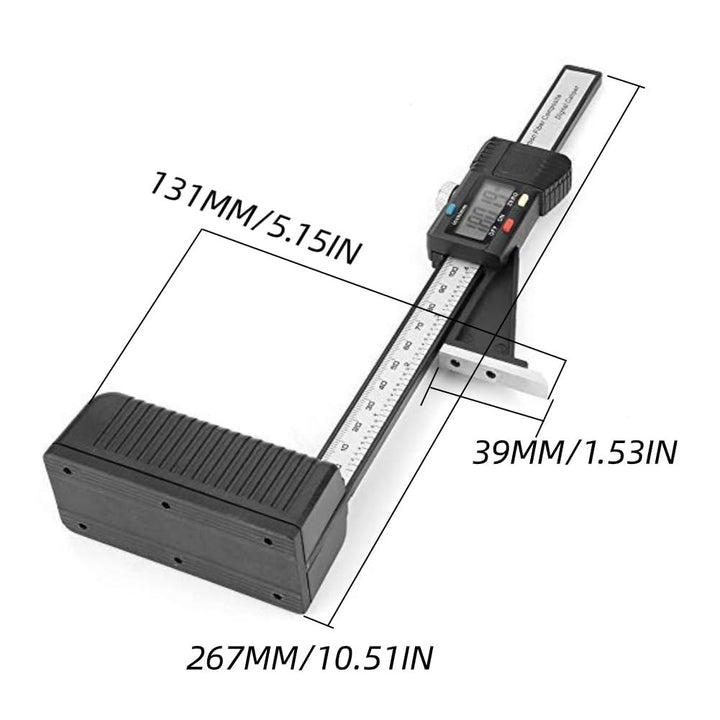 0-150mm Digital Display Height Gauge High Precision Depth Aperture INC/ABS with Magnetic Self Standing Feet