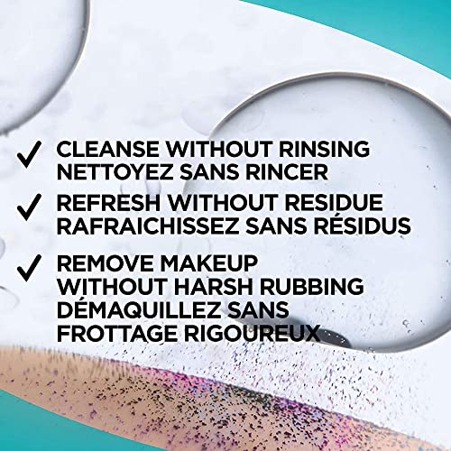 SkinActive Micellar Cleansing Water, For Waterproof Makeup, 3.4 Fl Oz