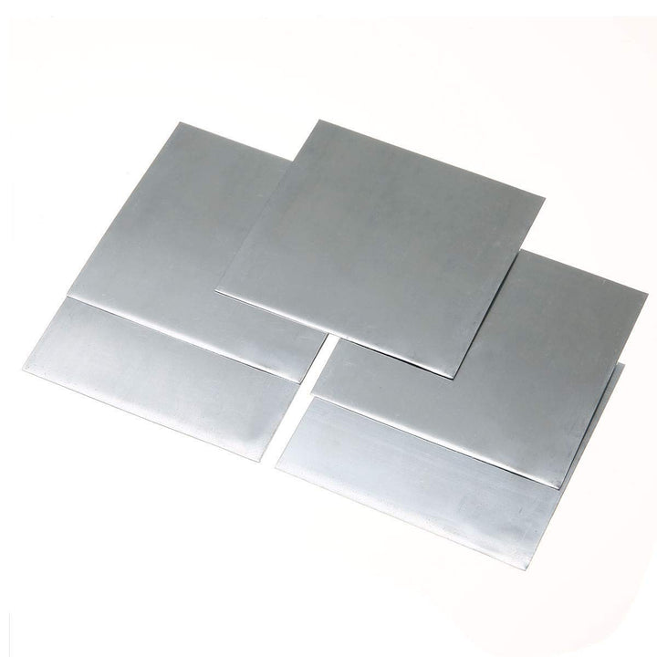 LTKJ 5Pcs High Purity 99.9% Pure Zinc Zn Sheet Plate Metal Foil 100mm x 100mm x 0.5mm for Science Lab