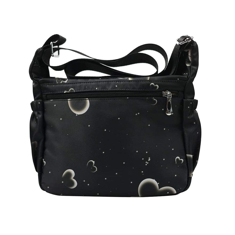 Purses and Shoulder Handbags for Women Crossbody Bag Messenger Bags (Floral-Heart)