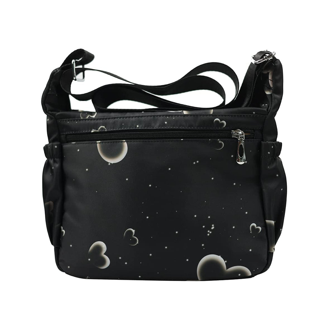 Purses and Shoulder Handbags for Women Crossbody Bag Messenger Bags (Floral-Heart)