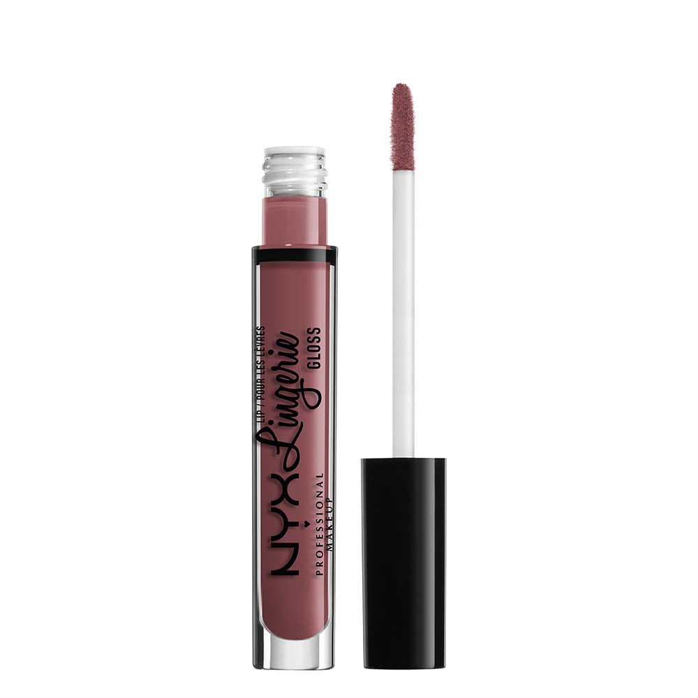 Nyx Professional Makeup Lip Lingerie Gloss, Mauve Pink, 0.11 Ounce