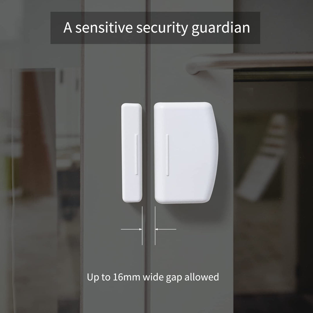 Zigbee Contact Sensor 2 Pack,Door and Window Monitor, Home Automation,Works with Home Assistant,SmartThings,Aeotec,Homey,Hubitat or Echo Devices with Build-in Zigbee Hub,hub Required