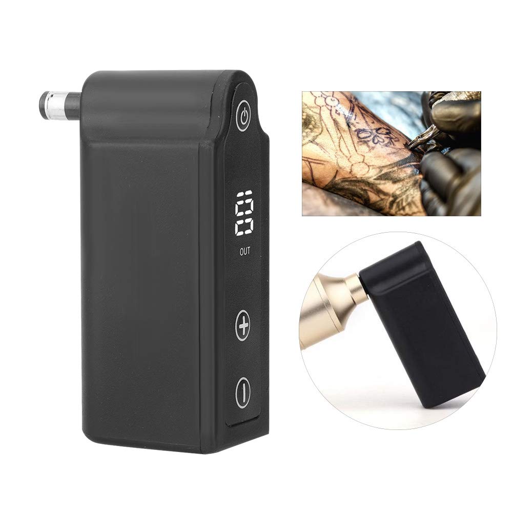 Tattoo Power Supply - Professional Mini Wireless Tattoo Power Tattoo Supply With DC Connection for Tattoo Pen Rotary Tattoo Machine