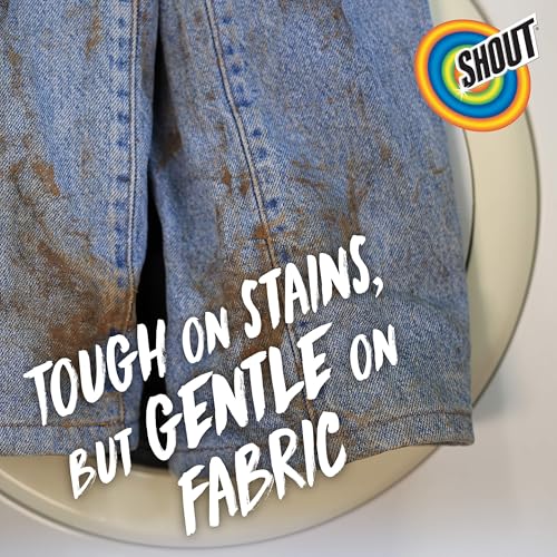 Shout Active Enzyme Laundry Stain Remover Spray for Clo
