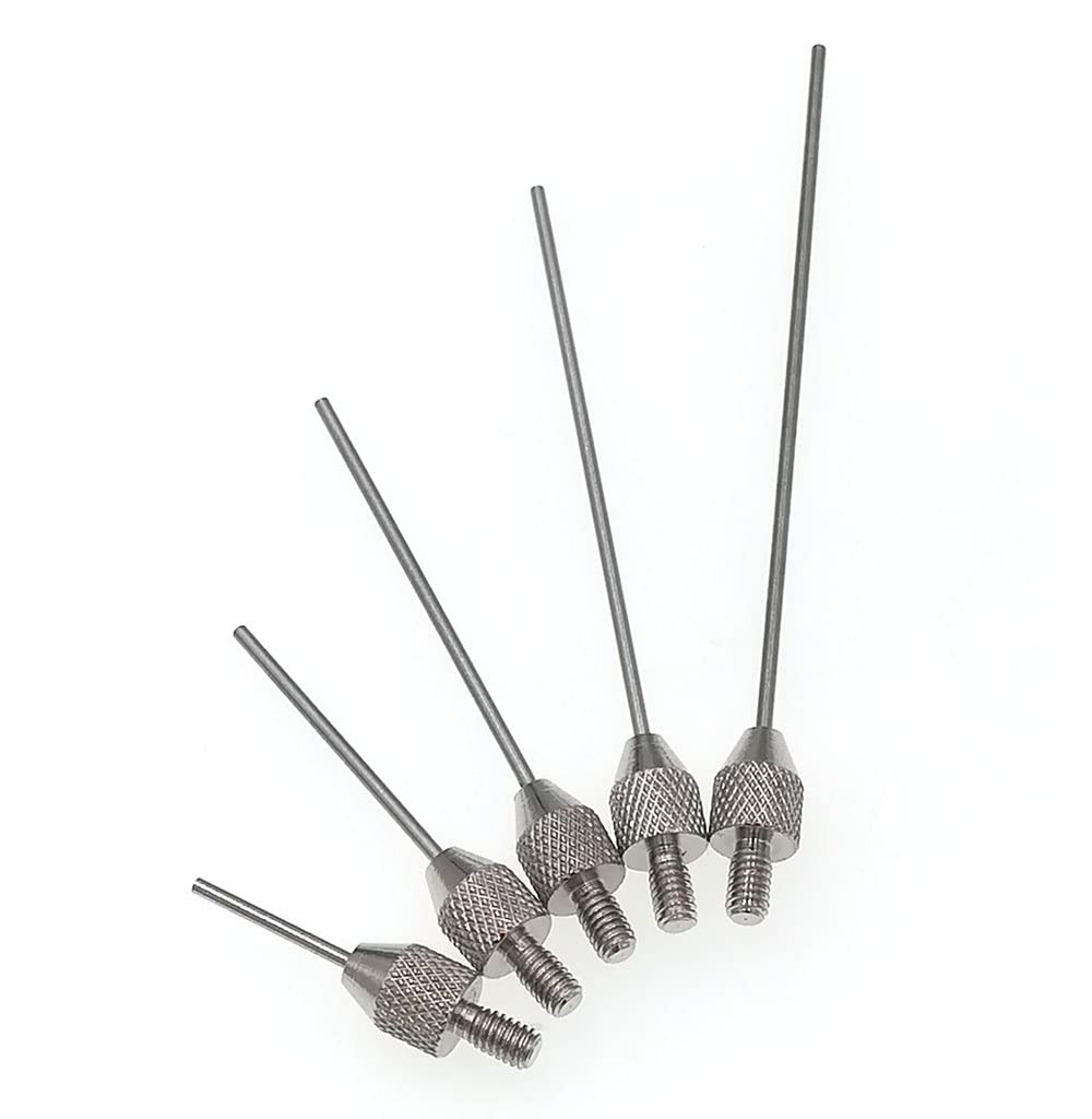 Needle Point Contact Points Set for Depth Gauge Dial Indicator M2.5 Thread 1mm Diameter (D1mm)