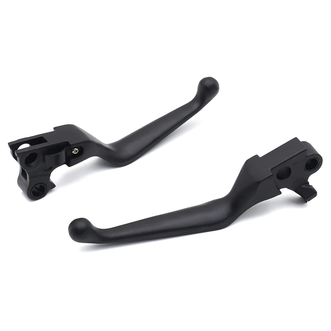 MT241-027- Brake Clutch Hand Lever Compatible with Harley 1996-2003 XL/1996-2007 Dyna Touring/1996-2007 Softail Black