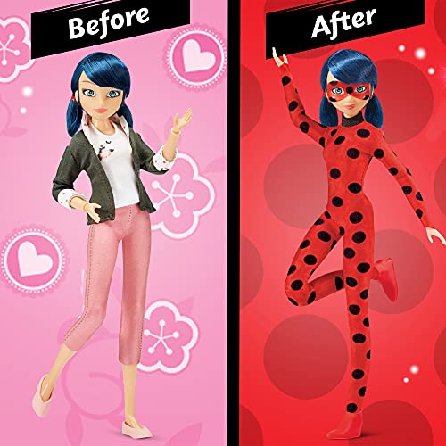 Cat Ladybug Superhero Secret Marinette with Ladybug Fashion Outfit by Playmates Toys