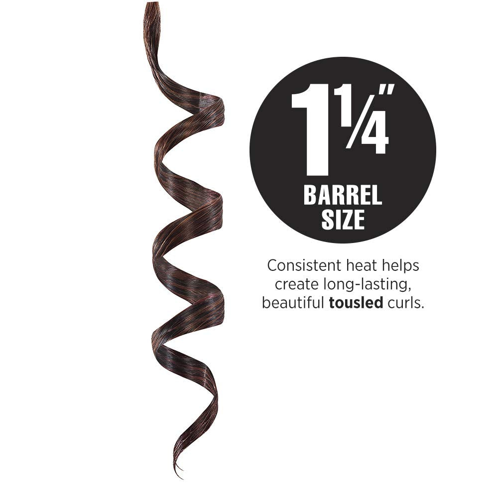 Professional Ceramic Titanium Professional Curling Iron, 1-1/4