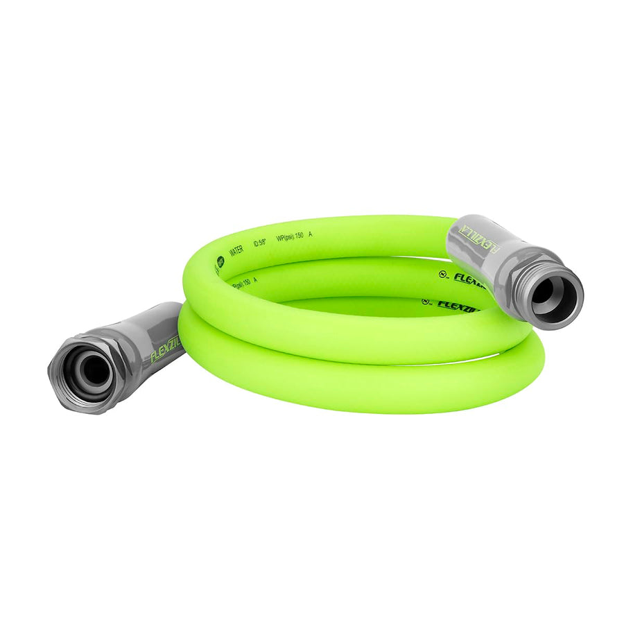 Garden Lead-in Hose, 5/8 in. x 5 ft., Heavy Duty, Lightweight, Drinking Water Safe - HFZG505YW
