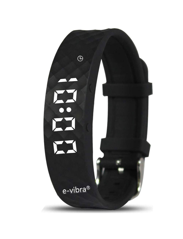 Potty Training Watch - Silent Vibrating Alarm Reminder Watch with Countdown Timer (Black)