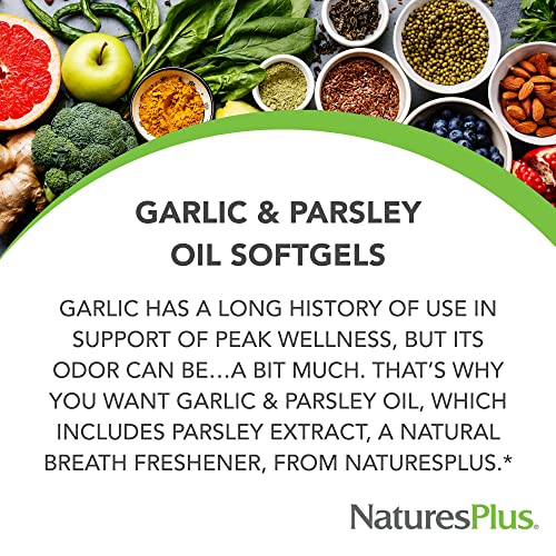 Natures Plus Garlic &amp; Parsley - Naturally Promo