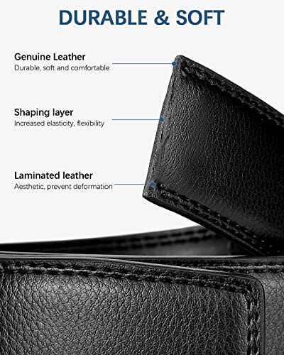 BOSTANTEN Mens Belt Leather Ratchet Belt For Men Dress 