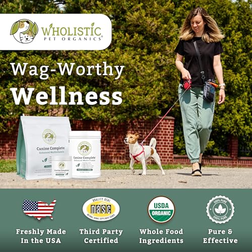 Canine Complete Dog Multivitamin - 1 Lb - Nutrient-Rich Multi-Vitamins and Supplements - Whole-Food Powder for Immune System, Skin, Coat &amp; Overall Health