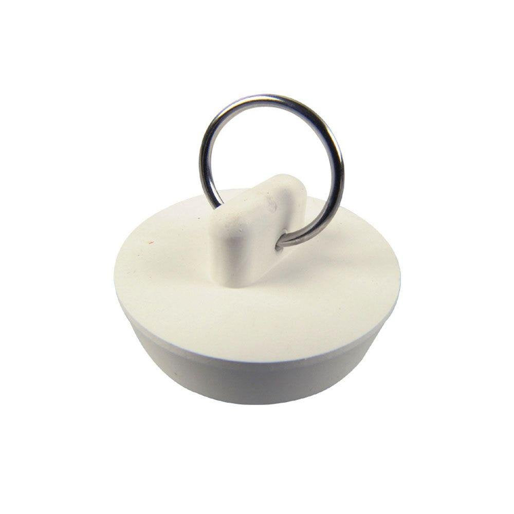 Danco 1-3/8-Inch Rubber DrainStopper, White, Carded, 80226