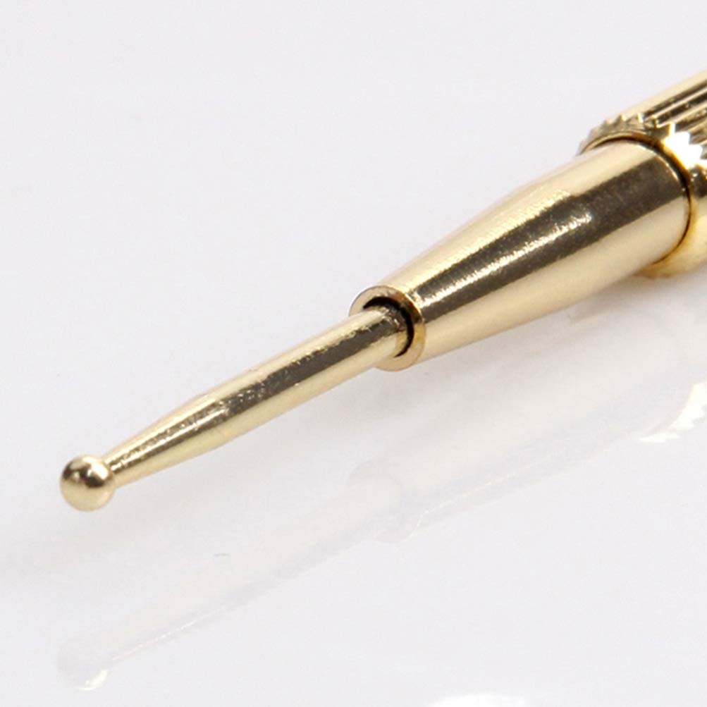 ULTECHNOVO 2pcs Copper Ear Body Point Probes Spring Loa
