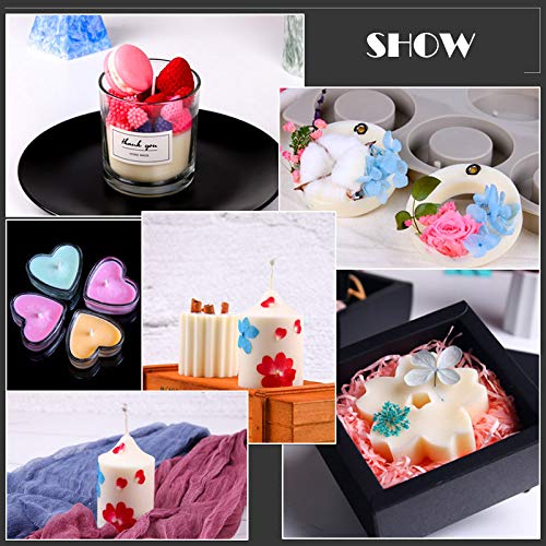 DIY Soy Candle Dye Cube Coloring Wax Block for Unique Soy Candles, Scented Candle Making,12 Dye Colors,72 Cubes