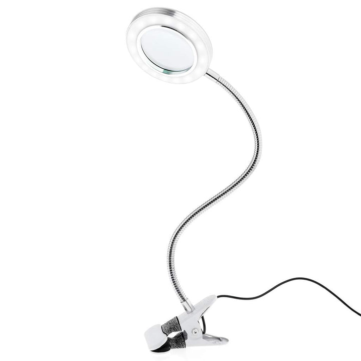 Magnifying Lamp, Tattoo Light Desk Lamp, LED Book Light with Clip, USB Bed Lamp for Reading, Tattoo, Make Up, Manicure