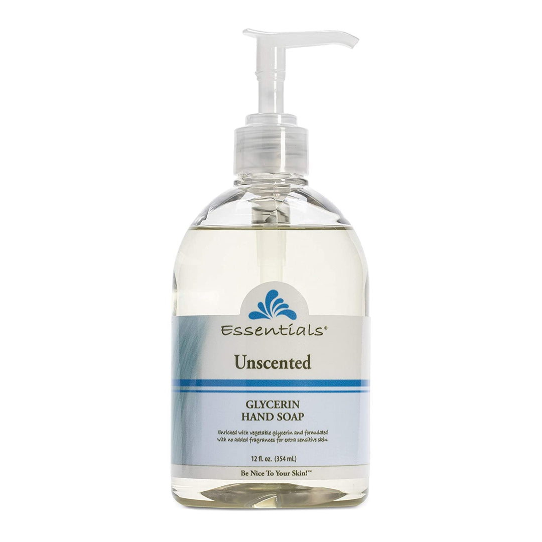 Essentials Unscented Glycerine Hand Soap, 12 Ounce
