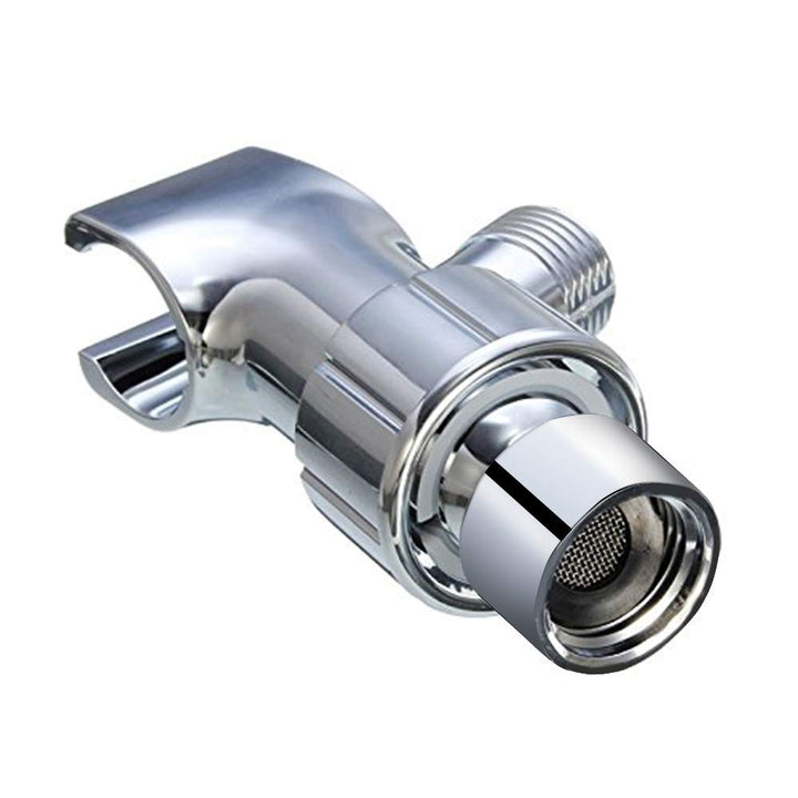 Adjustable Shower Arm Mount- with Universal Wall Hook Bracket and Brass Pivot Ball , Shower Head Holder for Hand Held Showerheads