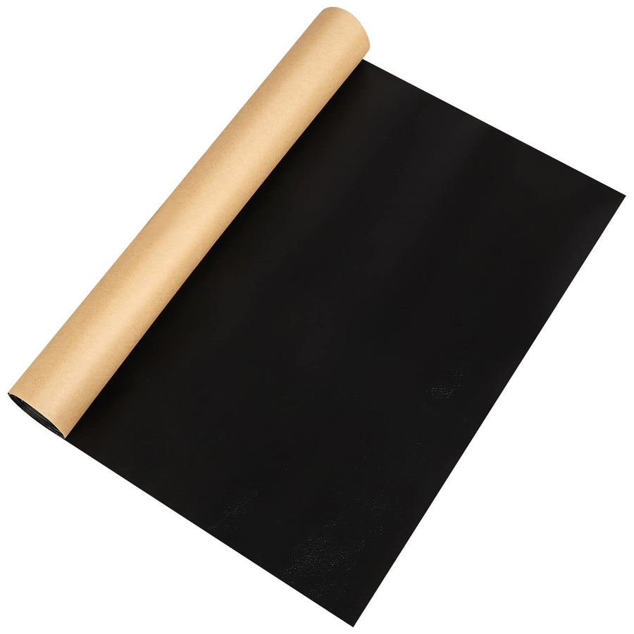 Leather Repair Patch Tape 17x78.7 Inch Large Size Self Adhesive PU-Leather Repair Tape for Furniture Large Size Couch Car Seat Boat Seats Sofa Chair Leather Repair Patch, Black