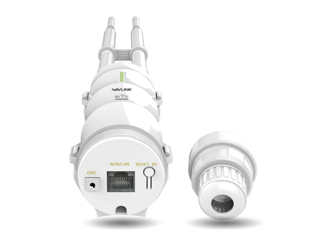 Outdoor WiFi Extender AC1200 Dual Band 2.4/5 GHz Long Range Outdoor WiFi Extender,Weatherproof Wireless Access Point for Backyard with PoE Powered,Support Access Point/Repeater/Router Mode