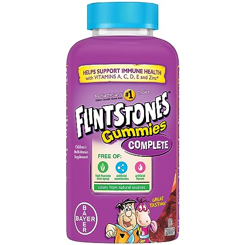 Flintstones Complete Gummies, Kids Vitamins with Vitami