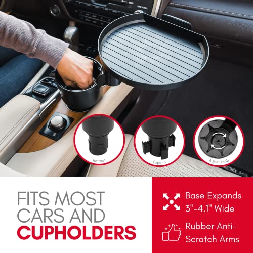 Macally Car Cup Holder Tray and Cup Holder Expander for