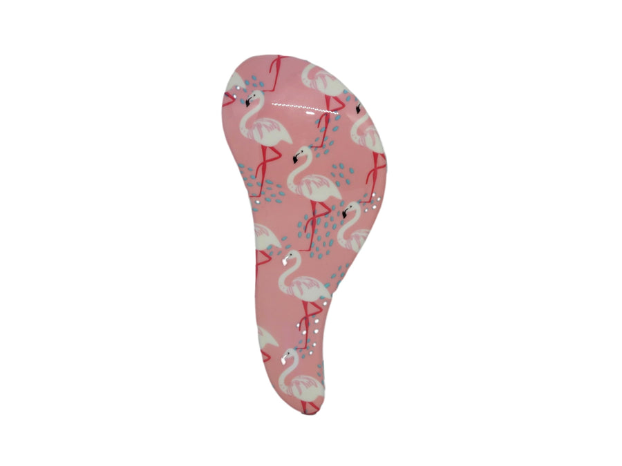 New tangle free flamingo pink hair brush