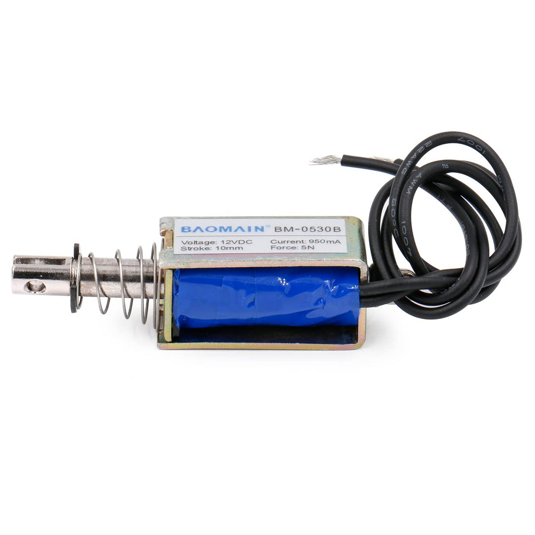Solenoid Electromagnet BM-0530B DC 12V 1A 10mm 5N PushPull
