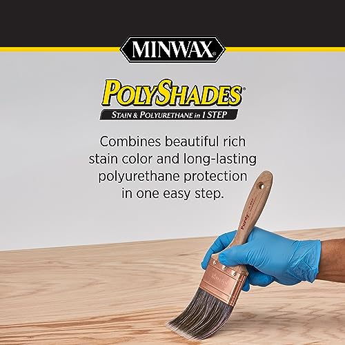 1/2 pt Minwax 21397 Espresso PolyShades Wood Stain And Polyurethane, Satin