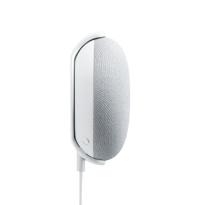 2 Pack Wall Ceiling Cabinet Mount Holder Stand Clip for Google Nest Home Mini Gen 1, Gen 2, Round Speaker Accessories (White) 2 Pack