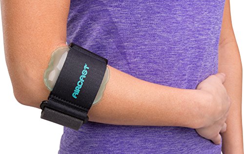 Pneumatic Armband: Tennis/Golfers Elbow Support Strap, Black