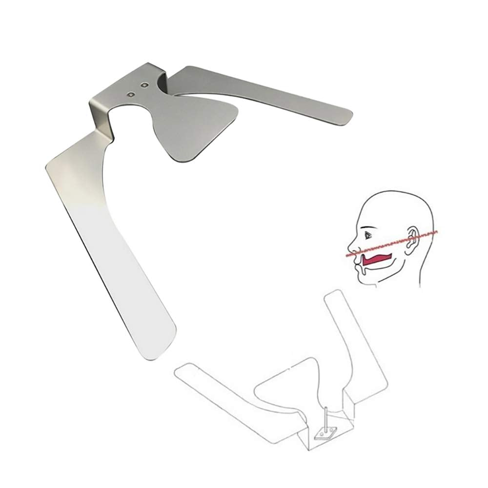 Dental Occlusal Maxillary Casting Jaw Fox Plane Plate 3D Stainless Steel Autoclavable Complete Denture