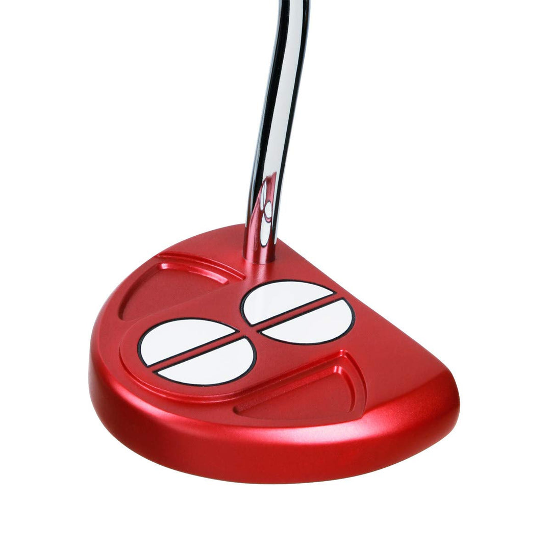Golf F60 Putter for Men Right Handed, Red/Black 35” Mallet Putter with Oversize Putter Grip
