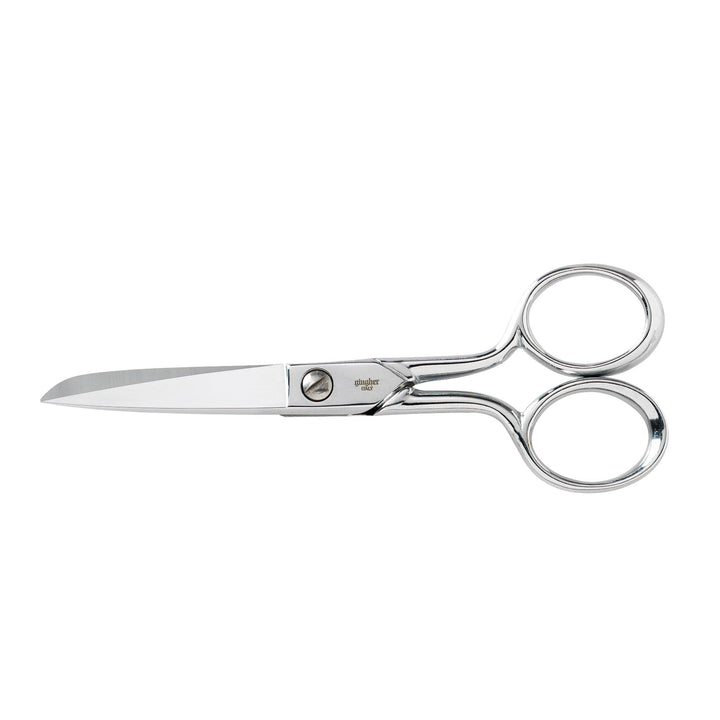 Gingher Fabric Scissors - 5 Premium Forged Steel Shears - Sharp Knife Edge Sewing Scissors for Fabric Cutting with Protective Sheath, Ambidextrous Design, Small Craft Scissors